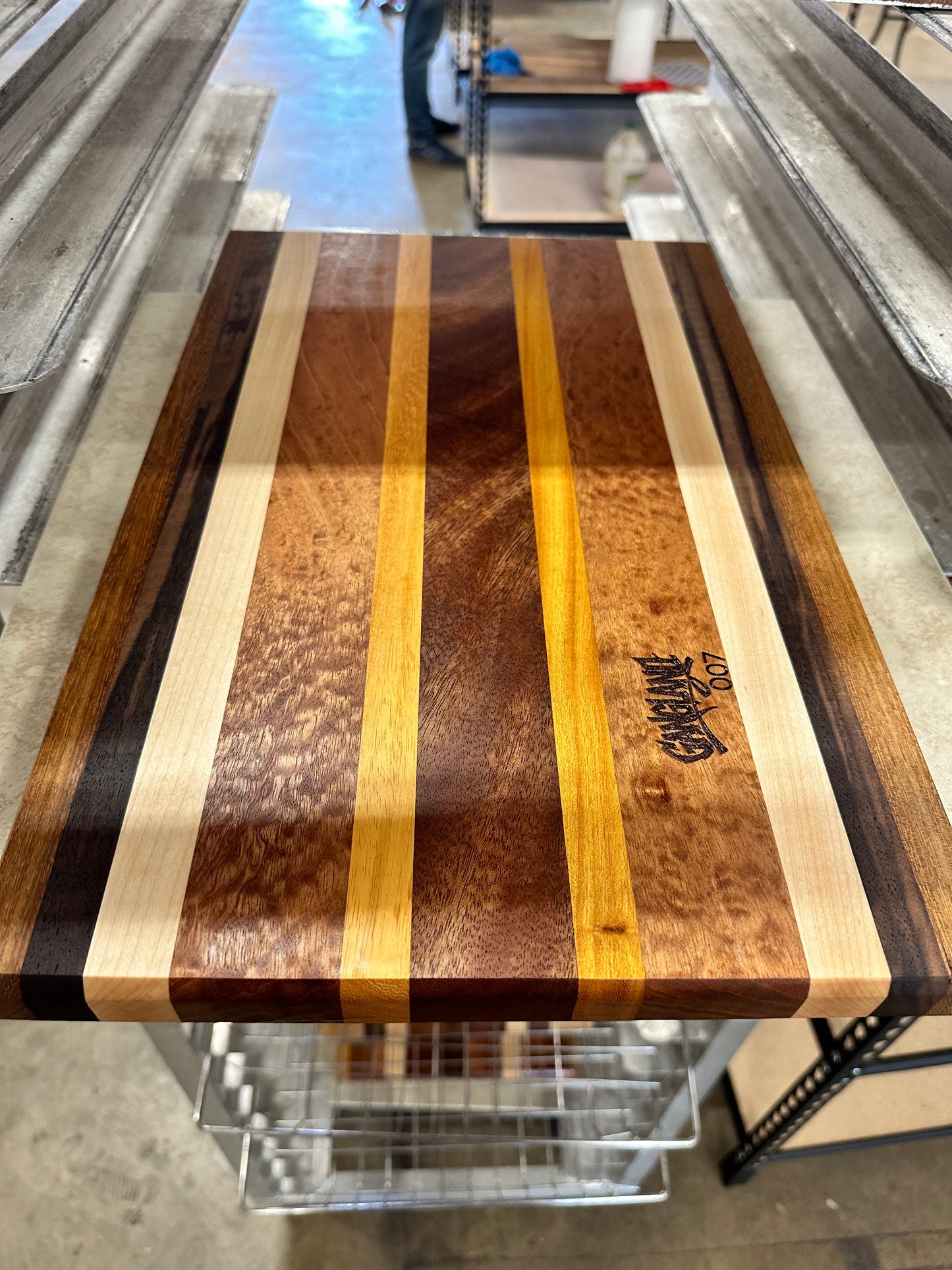 Gangland Woodworks Handmade Hardwood Cutting Board