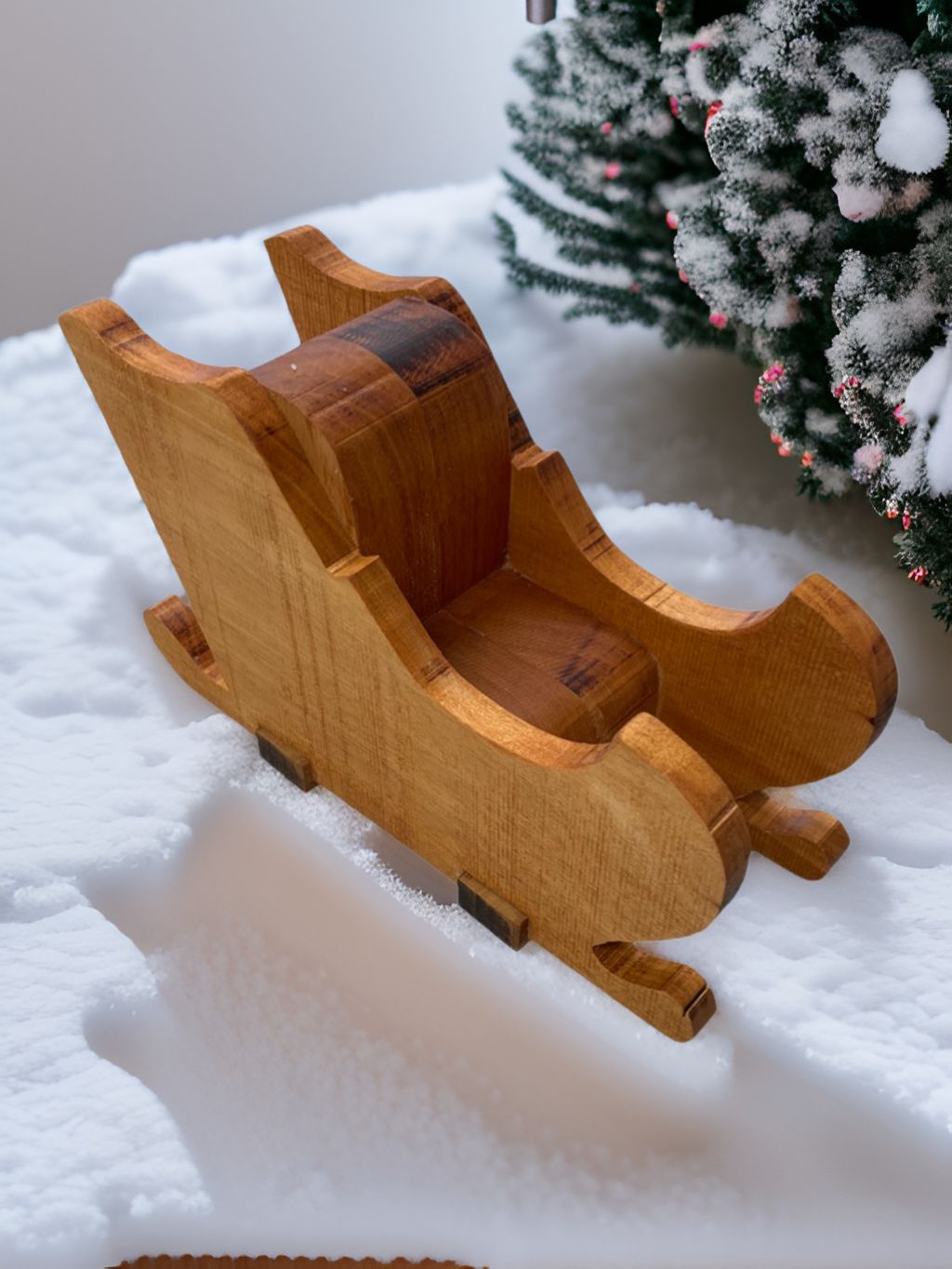 Mariah's Mahogany Christmas Sleigh