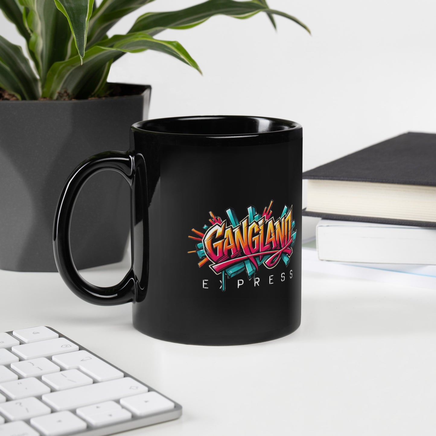 Gangland Express Black Glossy Mug