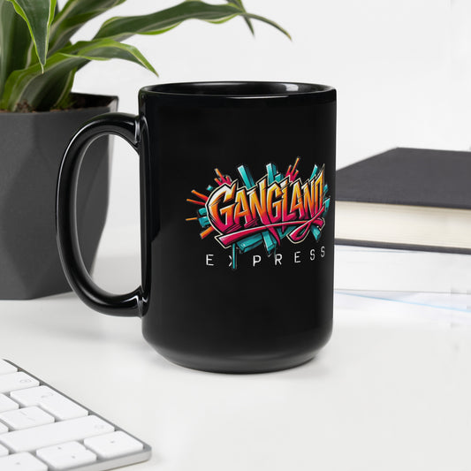 Gangland Express Black Glossy Mug